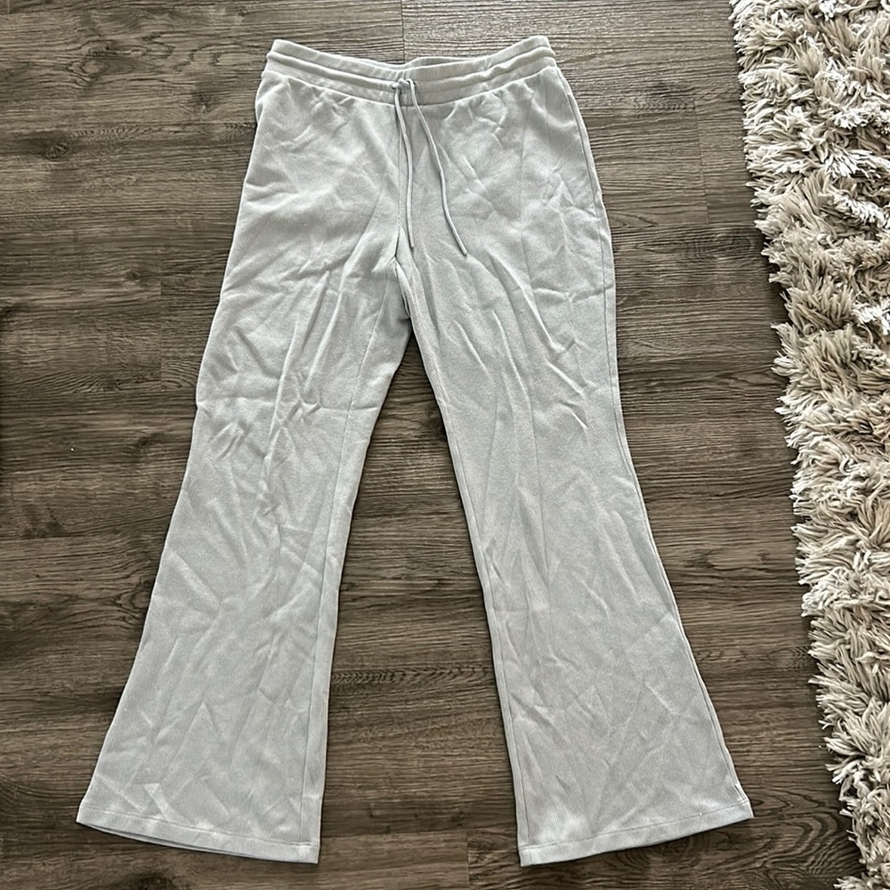 Sunday Best Flare Leg Waffle Sweatpants